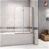 AICA H.140CM SOPRAVASCA 2 ANTE MOVIBILI VETRO 6MM TEMPERATO EASYCLEAN 90/100/110/120
