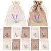 12 Pcs Sacchettini Per Lavanda Vuoti Bustine Te Vuote Regalo Tela