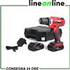 VALEX Trapano avvitatore a batteria Valex Family Tech 218 kit valigetta 2 batterie 18V
