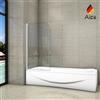 AICA ITALY Aica Box Doccia Sopravasca Parete Da Vasca 1 Anta Vetro A Battente 80X140cm
