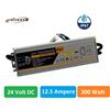UNIVERSO ALIMENTATORE METALLICO STABILIZZATOSWITCH IMPERMEABILE IP67 220V-24V 12.5A 300W