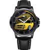 Stilecorse Orologio da Polso Fan Art Lancia Delta HF Integrale EVO Rally al Quarzo Gadget