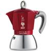 Bialetti Caffettiera Bialetti, modello 0006942 MOKA INDUCTION, Cromo e Rosso, per caffè