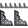 8 Pcs Decalcomanie Decorative Angolari Adesivi Per Mobili D'angolo Da Muro