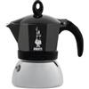 Bialetti Caffettiera Bialetti, modello 0006932 MOKA INDUCTION, Cromo e Nero, per caffè