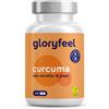 Gloryfeel Curcuma e Piperina Plus 400 Capsule (13 Mesi di Scorta) Curcumina e Piperina