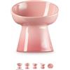Le Creuset High Stand Deep Pet Bowl rosa Giappone