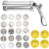 Galileo 5910659 SìChef Siringa per Biscotti in Alluminio 20 trafile 4 beccucci