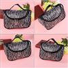 Fashion Zebra Pattern Lady Makeup Bag Donna Borse da toilette cosmetiche