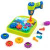 Educational Insights Learning Resources Design & Drill Officina degli Ingranaggi - Gioco STEM con Trapano Giocattolo per Bambini 3+, 55 Pezzi per Motricità Fine e creatività