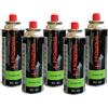 Providus CARTUCCE GAS BUTANO PROVIDUS 400 ml (230gr) VALVOLA BAIONETTA CAMPEGGIO 5 pezzi
