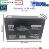 Matsuyama BATTERIA AL PIOMBO RICARICABILE AL PIOMBO 6V 12Ah LP12-6 PER MOTO PEG PEREGO