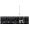 SATECHI TASTIERA SLIM USB-C W3 - SPACE GRAY - ITA X APPLE