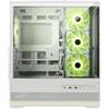 MSI CASE BIANCO, 2 USB, 1 TYPE-C, 3X120MM ARGB REVERSE BLADE FAN, 1X120MM ARGB F