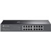 TP-LINK SWITCH 16P LAN Gigabit TP-LINK ES216G Easy Managed - cust.in acciaio - montabile