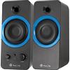 NGS GSX-200 - Altoparlanti Stereo da Gioco con 20 Watt di Potenza e Super Bassi