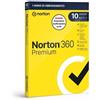 SYMANTEC NORTON 360 PREMIUM 2026 ANTITRUFFA 10 DISPOSITIVI 75GB BACKUP 12 MESI BOX