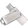 SANDISK ULTRA DUAL LUXE CHIAVETTA USB 256GB 2 IN 1 TIPO C/TIPO A 3.1 150MB/S SIL