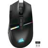 CORSAIR DARKSTAR RGB MMO MOUSE GAMING OTTICO WIRELESS 26.000 DPI 15 PULSANTI PRO