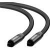 PureLink HDGear TC0040- Cavo ottico premium con cavo trecciato con contatti dorati (spina Toslink su spina Toslink) - 1,00m