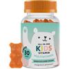 Bears with Benefits - Gommose Multivitaminico Bambini 4+ - 30 pezzi | All-in-One Kids - Difese Immunitarie - Con Vitamina B12, C, D, E - Cura da 1 mese - Senza Zuccheri, Vegano