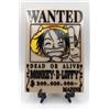 One Piece Monkey D Luffy Wanted Poster Wall Art Anime Manga Deco Stampa 3D