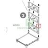 UTENSILERIA 1PZ SUPPORTO PER FIANCO LAVATOIO IN RESINA: