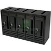 UTENSILERIA 1PZ CASSETTA POSTALE COMPOSTA 5 POSTI ANTRACITE: