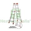UTENSILERIA 1PZ SCALA TELESCOPICA "PEPPINA" IN ALLUMINIO EN 131 4+4 GR. APERTA CM.378H. CM.: