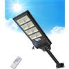 Does not apply 400W Lampione Solare Led Esterno Con Telecomando, 50000 LM Lampada Stradale Con
