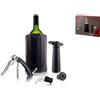 Vacuvin Set Wine Original 5 Pezzi. Composto Da Cavatappi Due Tempi Vacuvin