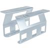 Lokhen Set di supporto zincato per serbatoio d'acqua Lokhen 18L con fissaggio vert