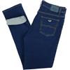 Wampum Jeans da Uomo Regular Fit Elasticizzati a Vita Alta 5 Tasche WAMPUM 54 56 58 60