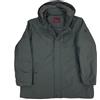 Sea Barrier Giubbotto Giaccone Uomo Invernale con Cappuccio Taglie Forti 3XL 4XL 5XL 6XL 7XL