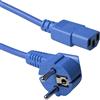 ACT Advanced Cable Technology CEE7/7 - Spina Schuko ad Angolo C13, 1,80 m, Colore: Blu