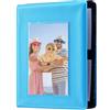 Zink Mini Album Fotografico 2x3 con 64 Tasche e Copertina Trasparente (Blu) - Compatibile con Carta ZINK 2x3, Kodak, Polaroid, HP, Canon, Fujifilm