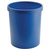 Helit H6106134 Cestino per la carta in plastica, 30 L, 1 Pezzo, Colore Blu