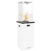 KRATKI Stufa da terrazza a gas G30/ 144,4 x 37 x 37 cm bianco Ecodesign 8,2