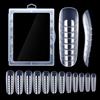 120pcs di un set di un set nail crystal bellissimi unghie falsi naughty