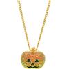 Ornamento di Halloween Collana con lampada a zucca Collana con pendente in