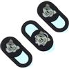 3 PC Copertina di diapositiva Slide Dog Pattern Privacy Protection Webcam Cover