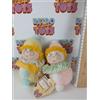 Mattel COPPIA PELUCHE PAGLIACCIO MASCHIO FEMMINA 15 CM MIMOSA SWEET VINTAGE NEW