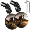 SPECCHIETTO RETROVISORE BICICLETTA PER MANUBRIO BICI DESTRA SINISTRA REGOLABILE