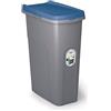 Stefanplast Pattumiera differenziata (40Lt) con ruote HOME ECO SYSTEM Blu 70782