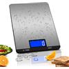 LEVADA PLUS Bilancia Digitale da Cucina 10kg Ultra Precisa con Display LCD Acciaio Inox