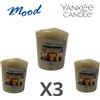 Yankee Candle Kit 3 pz Yankee Candle Original Candele Profumate in g 49 Invernali Autunnali