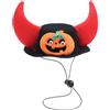 Cappello di Halloween festivo per cani Divertente zucca Devil Horn Design Cat