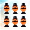 6 Pcs Kit Halloween Decorazioni Cappello Zucca Giocattoli Per Bambini