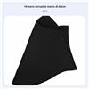 Foulard in seta di latte tinta unita multiuso
