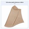 Foulard in seta di latte tinta unita multiuso